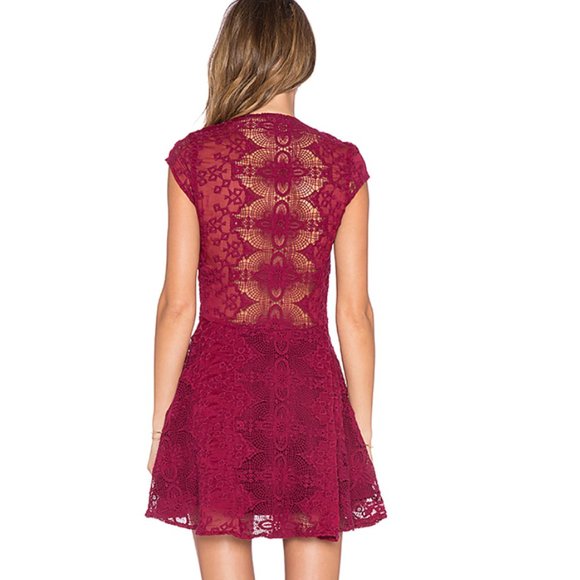 For Love and Lemons Sienna Lace A-Line Mini Dress - Picture 3 of 7